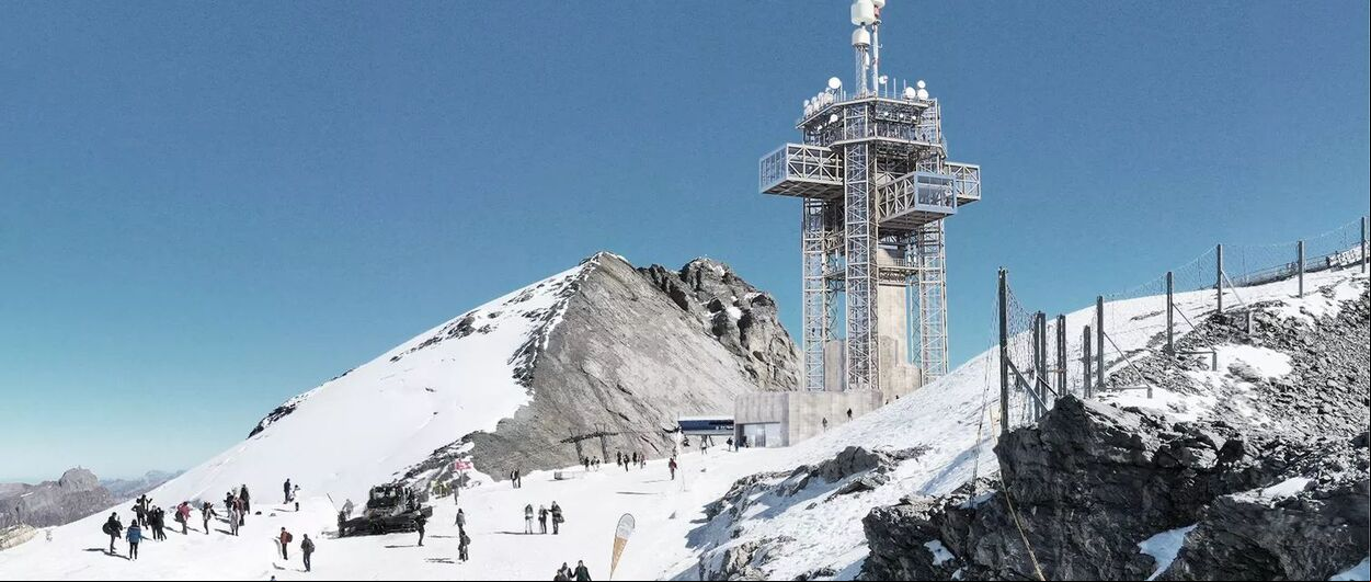 Titlis construye un espectacular rascacielos a 3.000 metros de altura