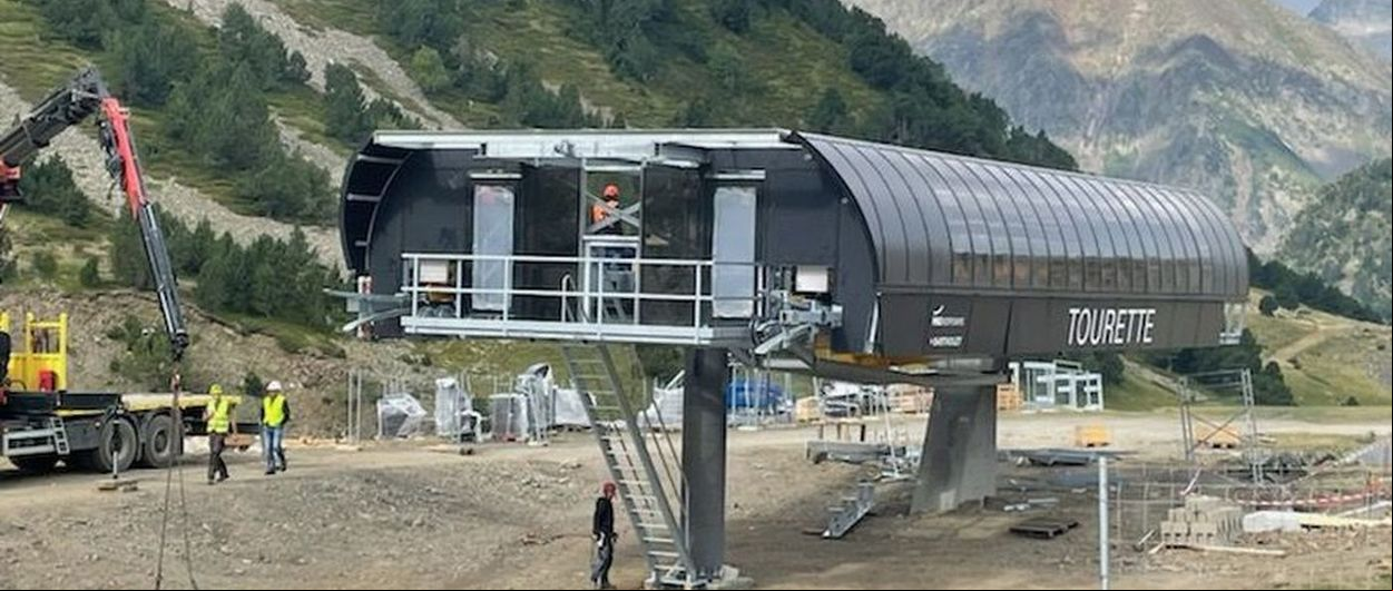 Saint Lary ha desmontado cinco remontes pero ya está colocando otros dos