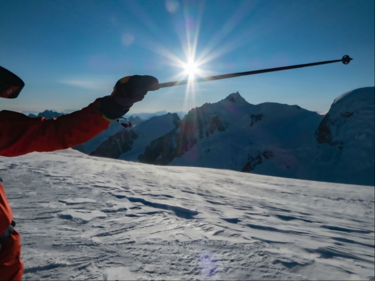 ¿Dónde está el MontBlanc? Sigue mi bastón y ahí al fondo, no queda nada…ç