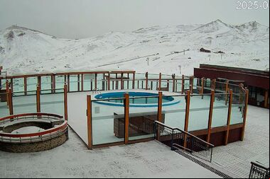 Primeras  nevadas en la Cordillera de Los Andes
