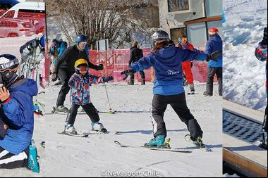 Asi nace un nuevo esquiador en la Escuela de ski de La Parva