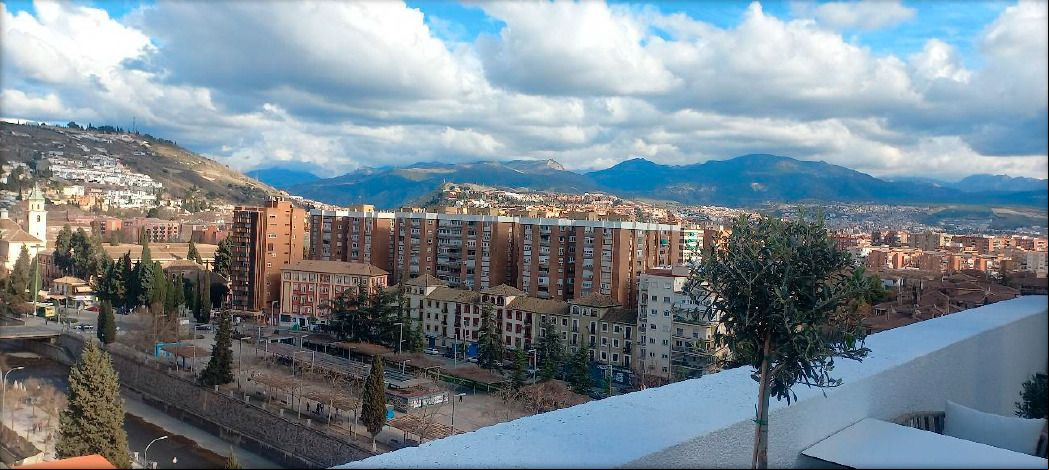 LA SIERRA TAPADA DESDE LA TERRAZA DEL HOTEL SAN ANTÓN